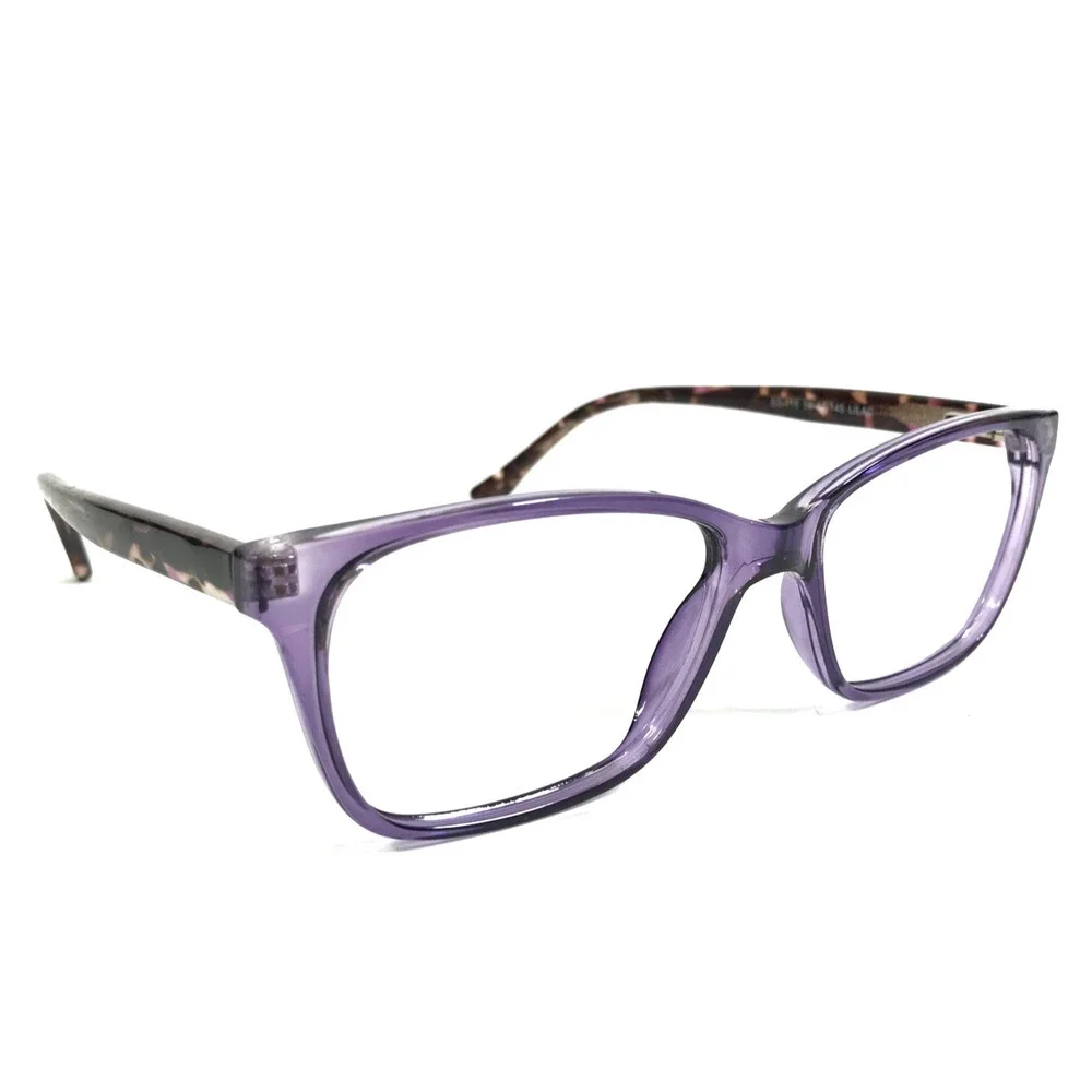 Success Eyeglasses Frames SS-115 LILAC Brown Tortoise Purple Cat Eye 56-17-145